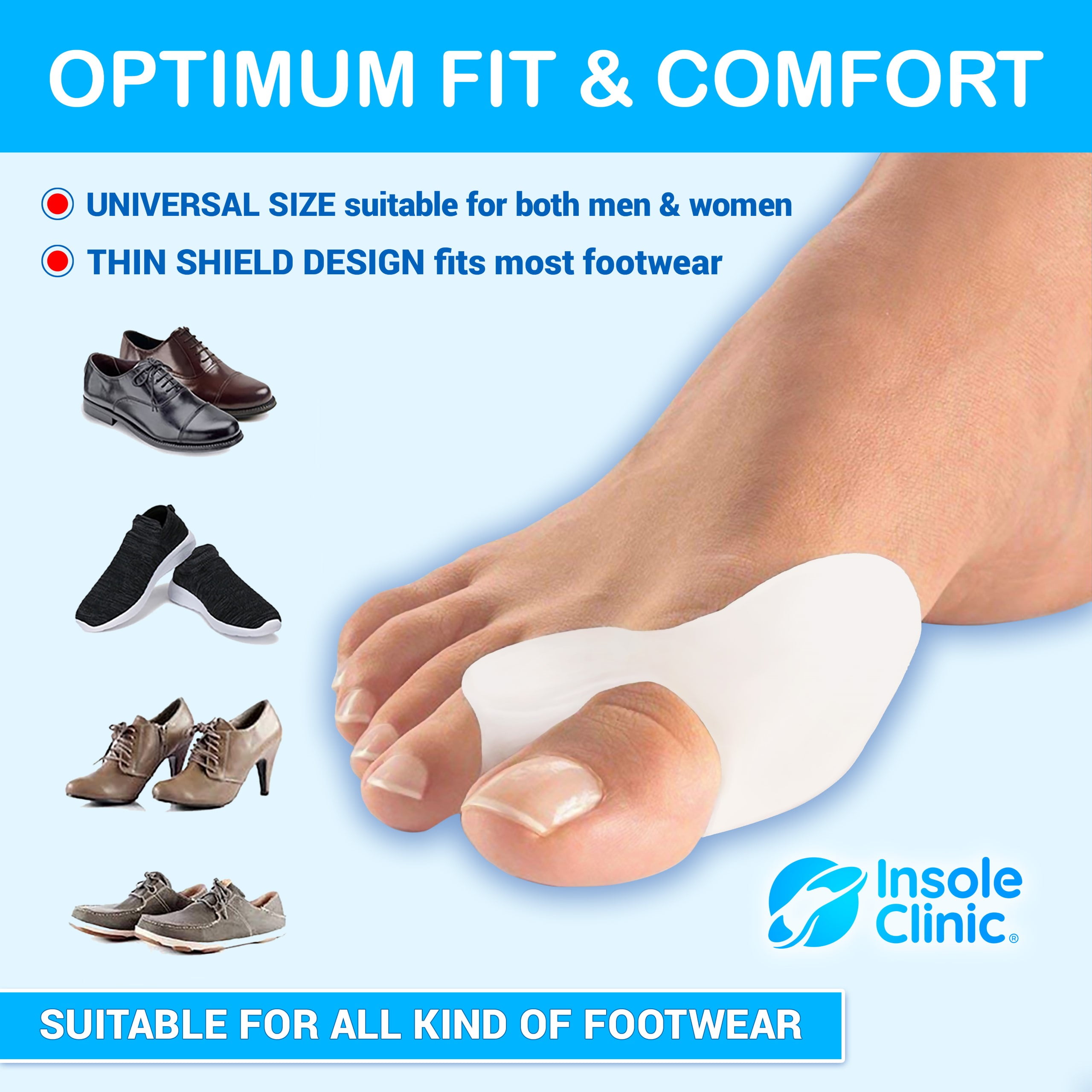 Best Silicone Bunion Corrector Pad For Men & Women