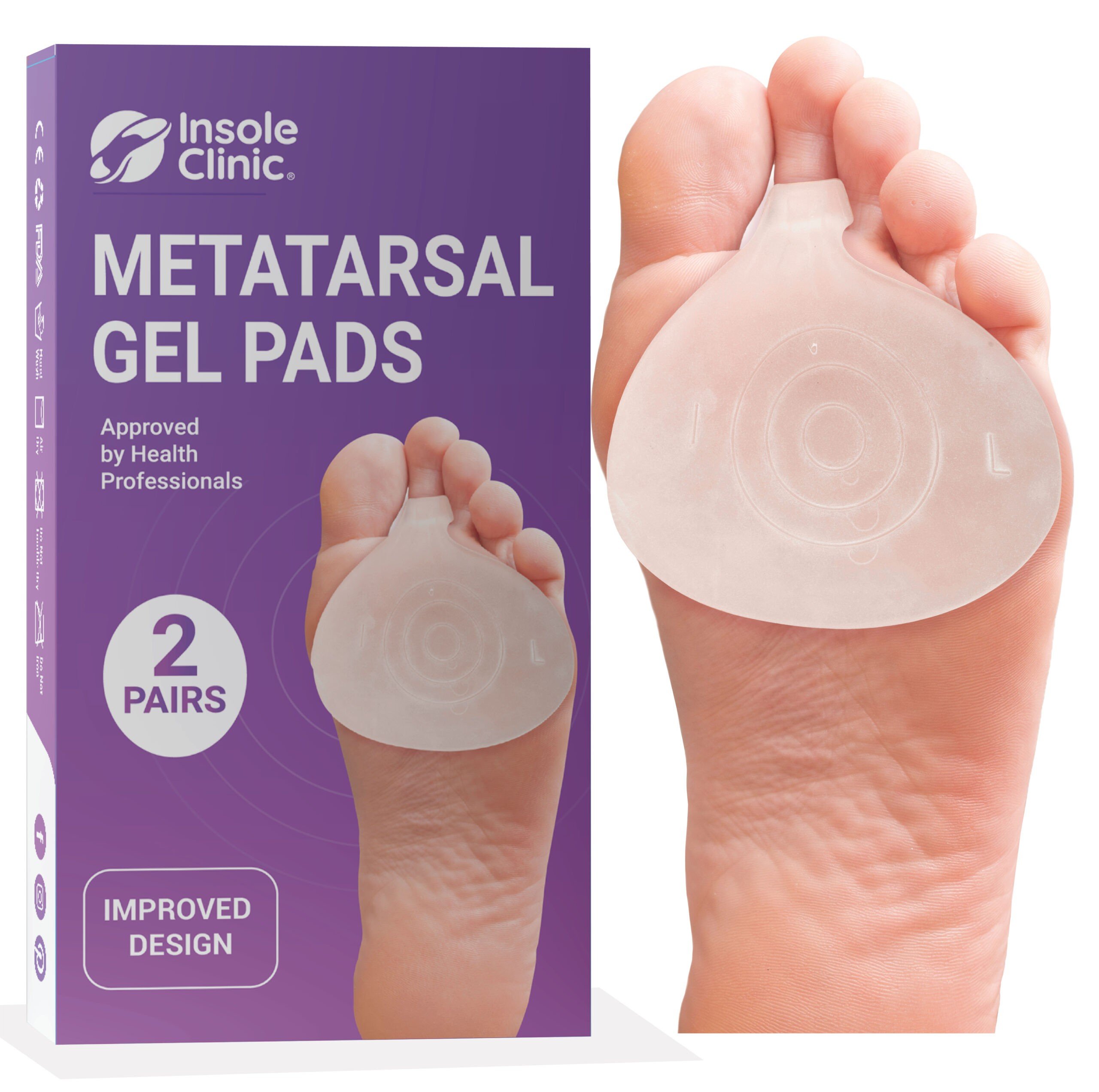 Metatarsal Gel Pads For Ball Of Foot Pain